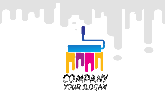 Dripping Stroke Painter Business Card