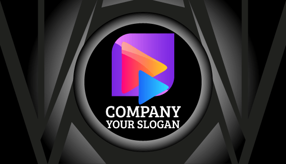 Dual Buttons Entertainment Business Card