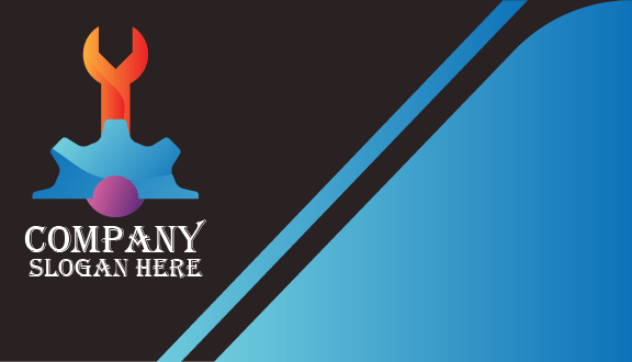 Cartão De Visita De Ferramentas Industriais Eficientes