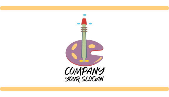 Electric Sitar Music Business Card