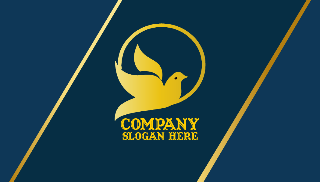 Elegant Dove Bird Business Card