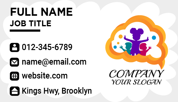 Empowering Childcare Business Card