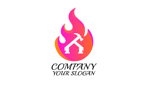 Energetic Handyman Business Card