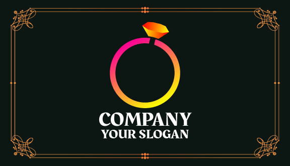 Engagement Ring Jewellery Business Card