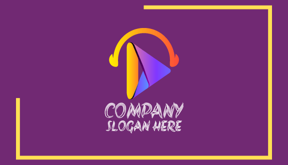 Entertainment Podcast Business Card