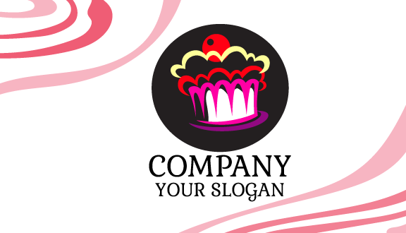 Kartu Nama Kue Mewah