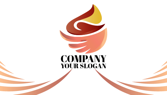 Cartão De Visita Abstrato De Penas