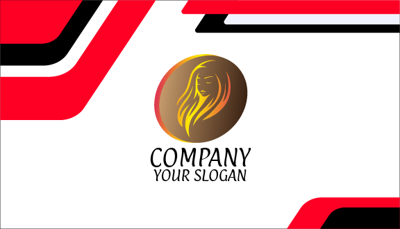 Biglietto Da Visita Per Bellezza Femminile Attraente