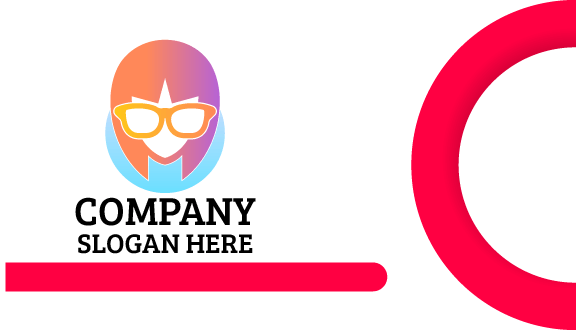 Kartu Nama Kacamata Feminin