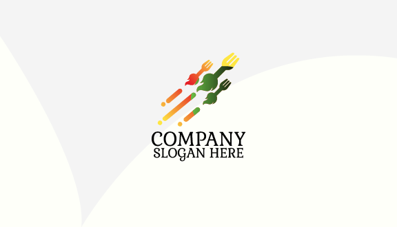 Fiery Fork Restaurant Business Card