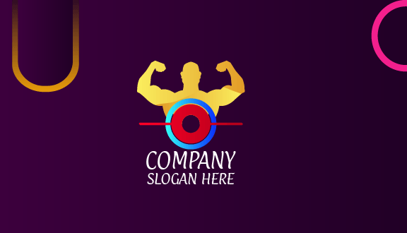 Kartu Nama Fitness Buff