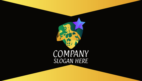 Kartu Nama Poster Kebugaran