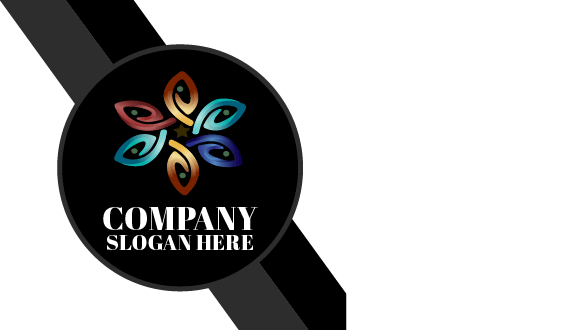 Cartão De Visita De Design De Arte Floral