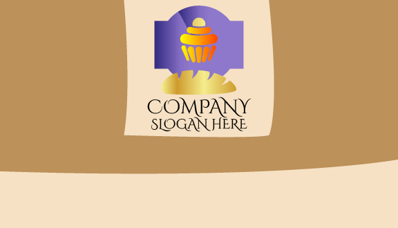 Fluffy Cupcake Bakery Business Card