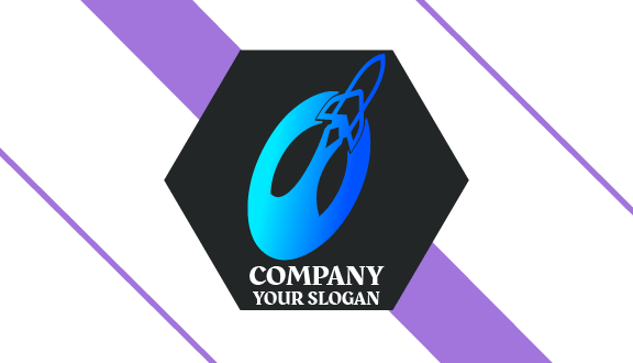 Cartão De Visita Abstrato De Avião Voador