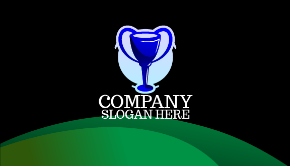 Football Trophy Business Card