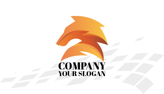 Cartão De Visita Abstrato Fox