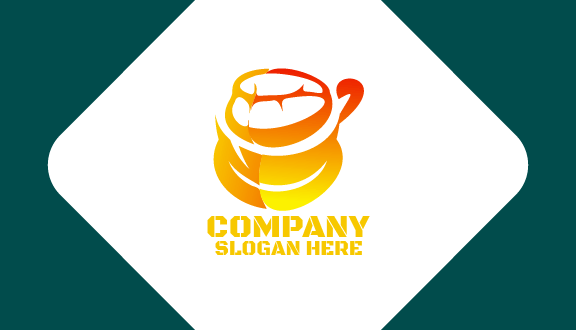 Fruit Flavored Coffee Cafe Business Card