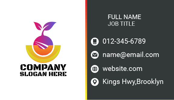 Fruit Garden Agriculture Business Card