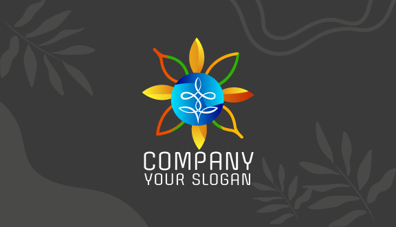 Full Bloom Flower Aesthetic Business Card