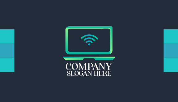 Futuristic Communication Business Card