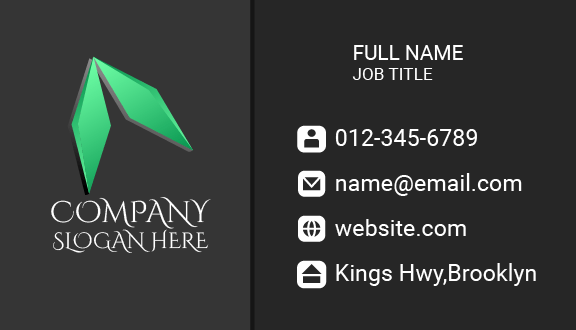 Gemstones Company Business Card