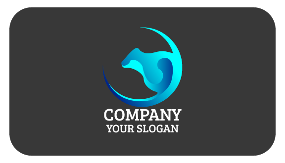 Glossy Crescent Dairy Business Card