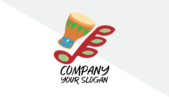 Goblet Djembe Music Business Card