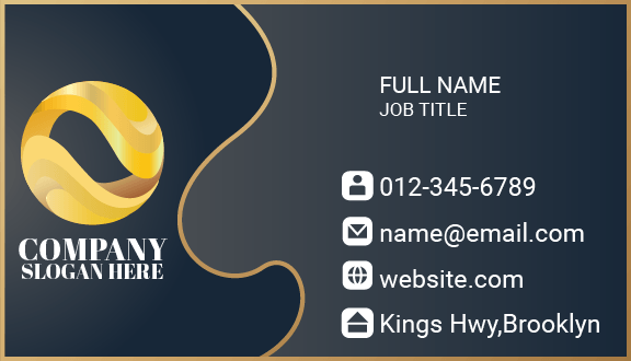 Golden Globe Art Business Card