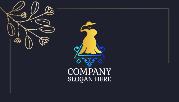 Golden Gown Boutique Business Card