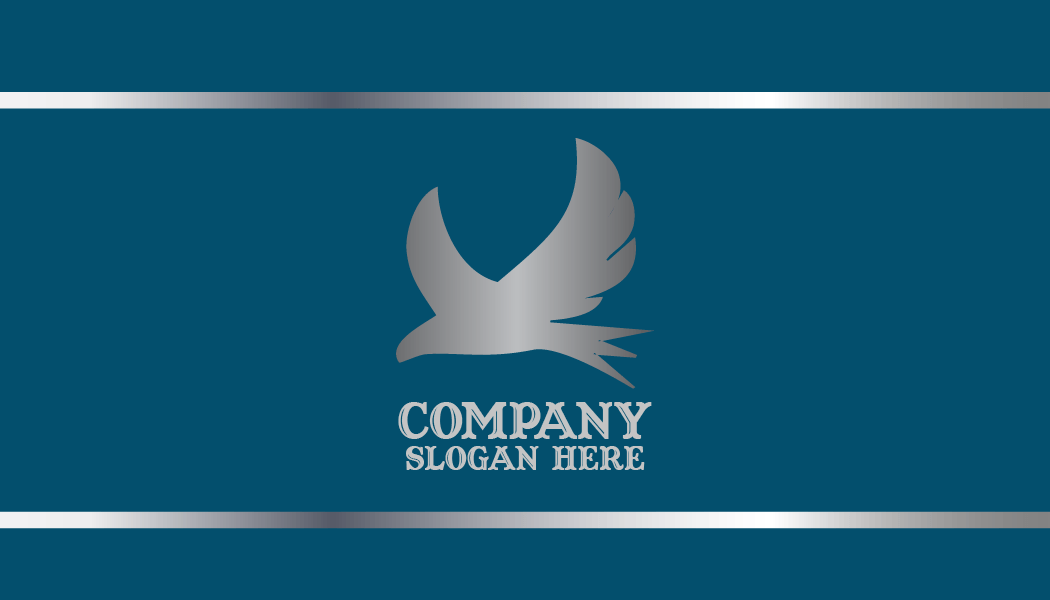 Graceful Gray Bird Business Card