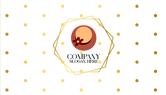 Kartu Nama Mode Topi Anggun