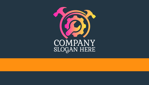 Gradient Handyman Business Card