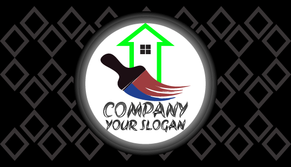 Gray Boundary Painter Business Card