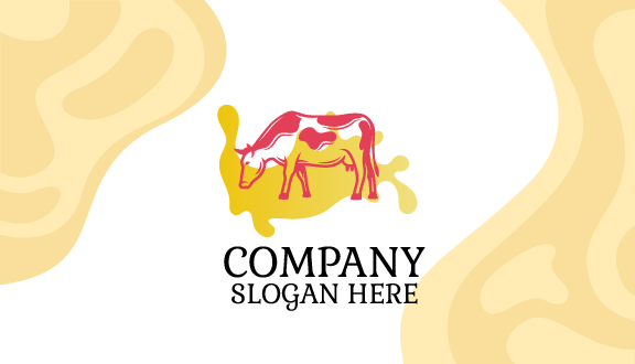 Grazing Cow Dairy Business Card