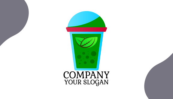 Green Bubble Tea Business Card