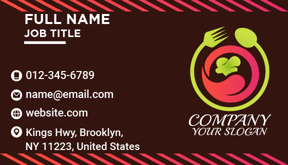 Green Circle Catering Business Card