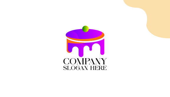 Kartu Nama Kue Buah Hijau