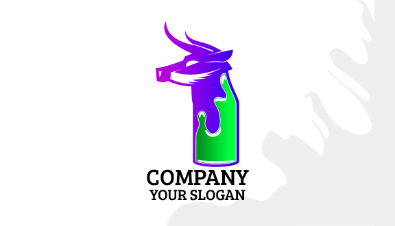 Green Liquid Dairy Business Card