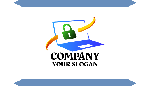 Cartão De Segurança De Segurança Informática Verde Padlock