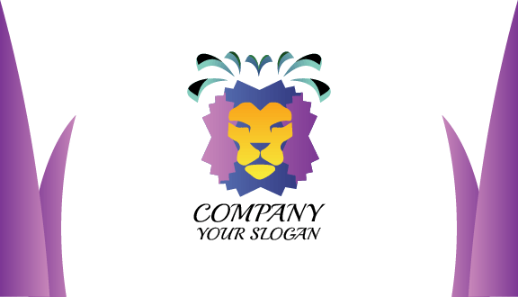 Green Sparks Lion Business Card