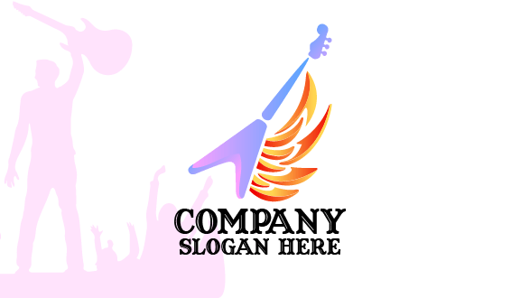 Guitar Band Business Card