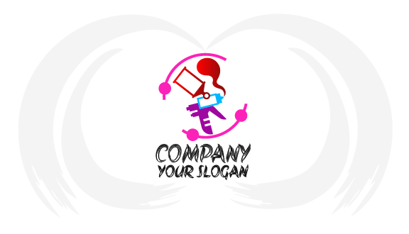 Gun Spray Painter Business Card