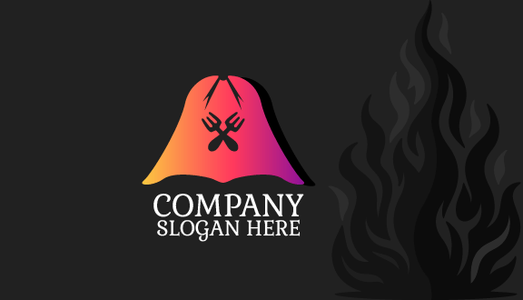 Halloween Themed Restaurant Business Card