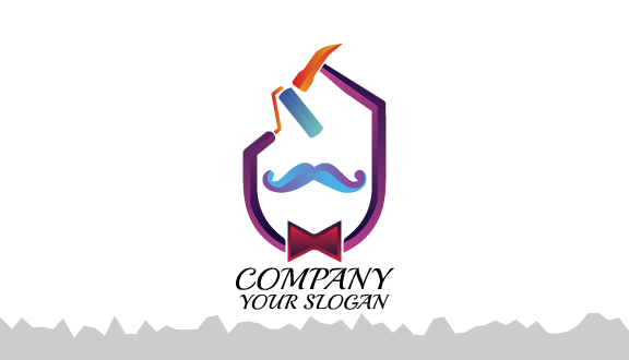 Handyman Mustache Business Card