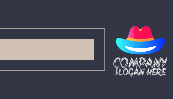 Happy Mascot Hat Business Card