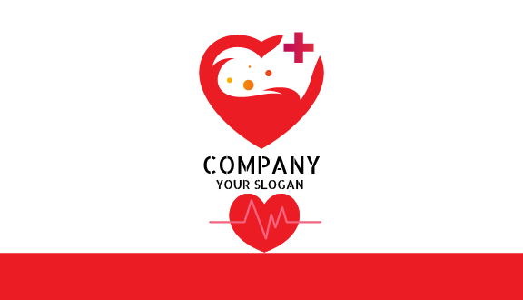 Heart Clinic Doctor Business Card