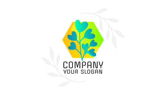 Heart Flower Aesthetic Business Card