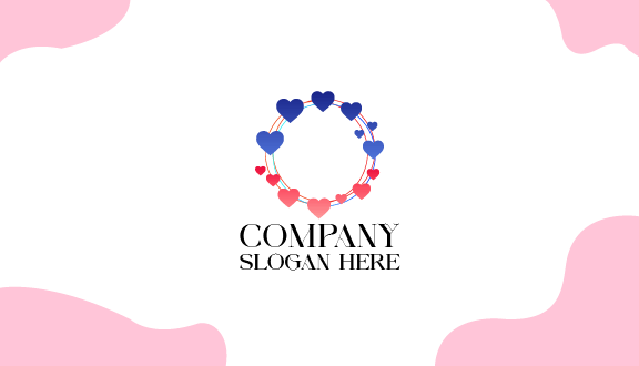 Cartão De Visita Heart Loop