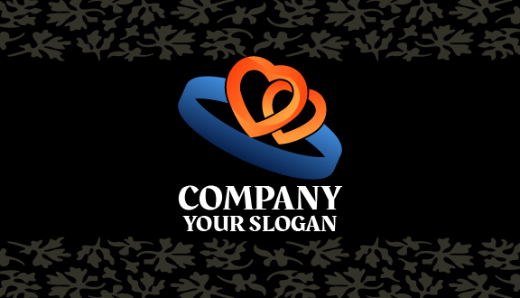 Heart Ring Jewellery Business Card